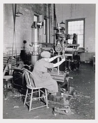 Female Worker in a Factory During World War One